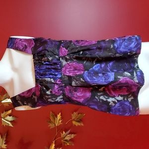 Michael Kors Silk Floral Tank Blouse Sz 2